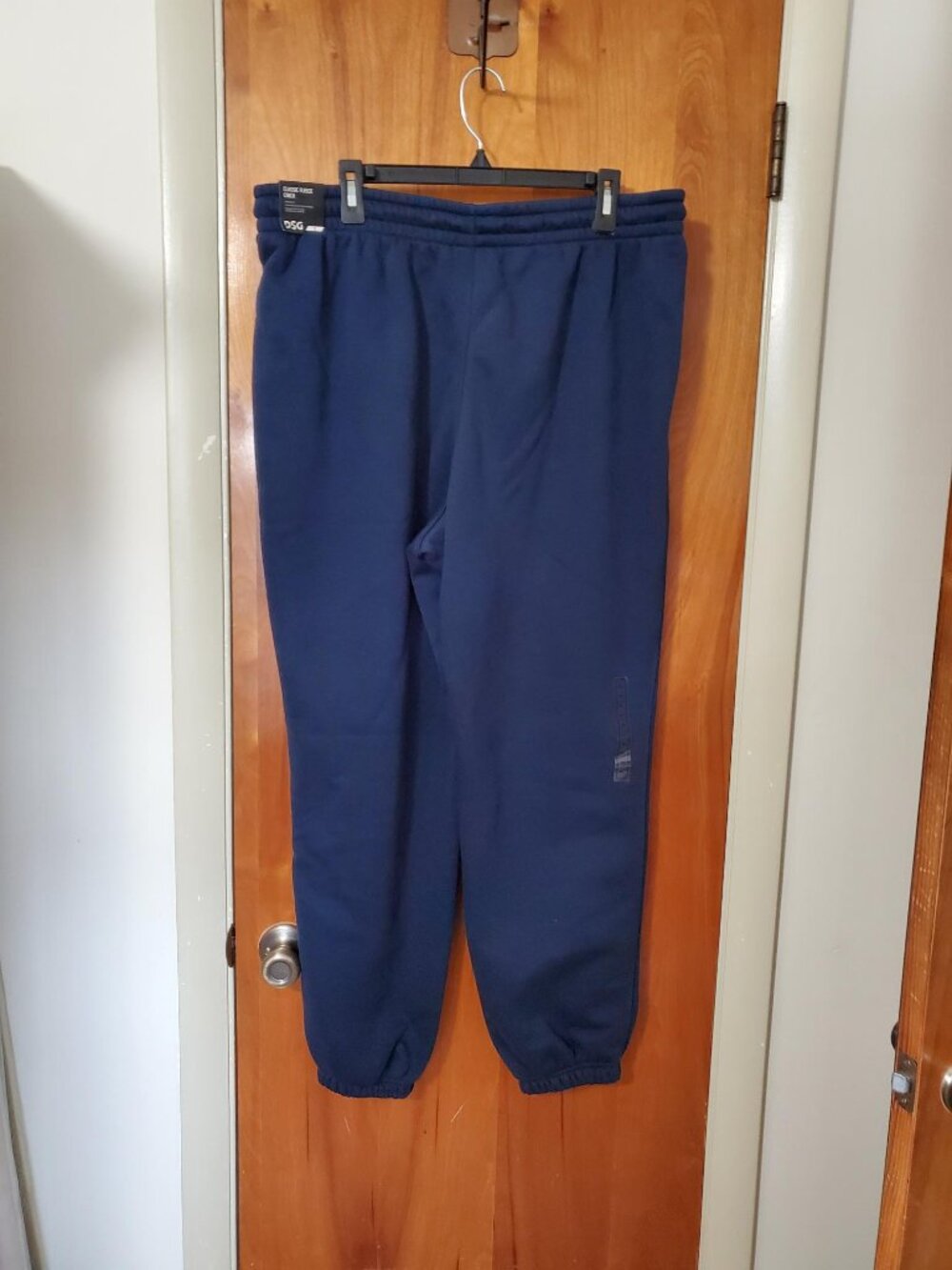 NWT DSG Men's Navy Classic Fleece Cinch Sweatpants - XL